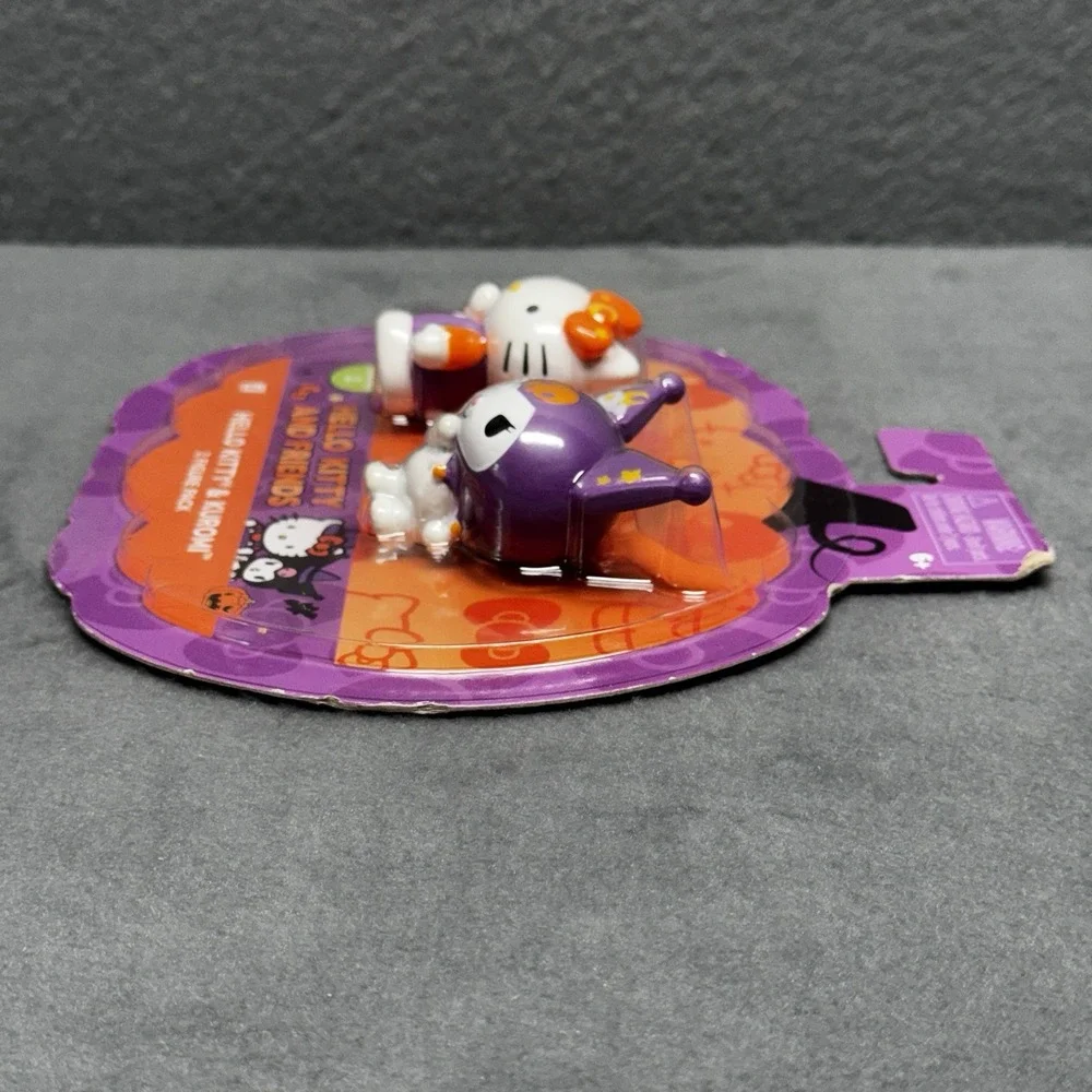 NEW, HELLO KITTY & KUROMI 2 PACK HALLOWEEN FIGURES, SERIES 1